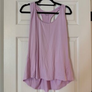 Athleta Lavender Racerback Flow Tank